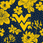 Collegiate Plush XL Throw Blanket in West Virginia University