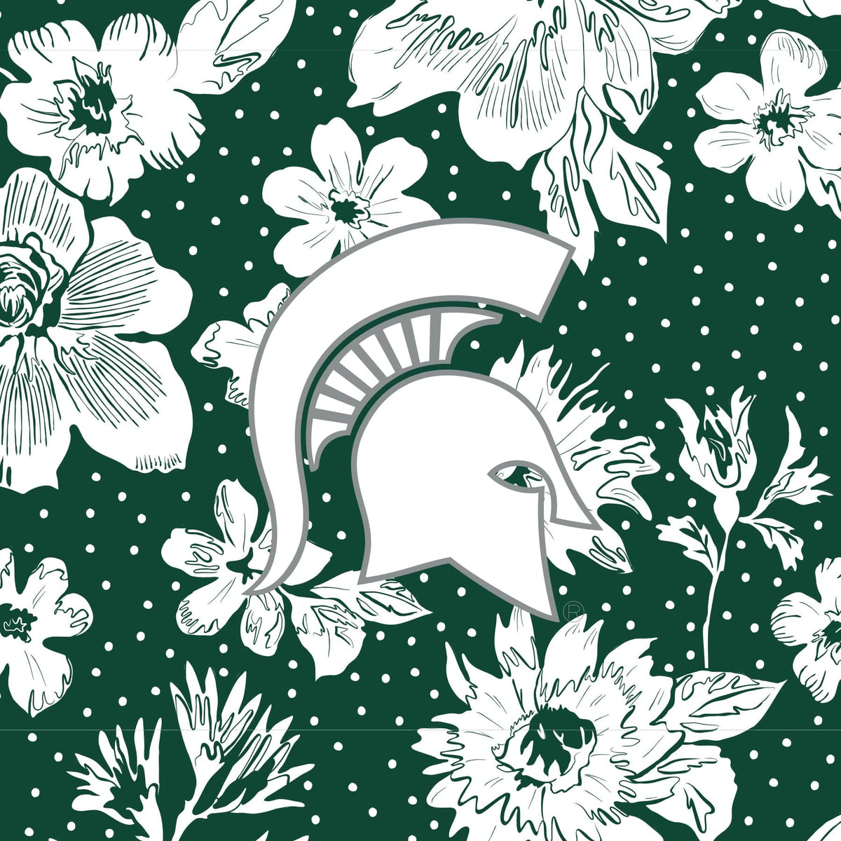 Collegiate RFID Front Zip Wristlet in Michigan State University