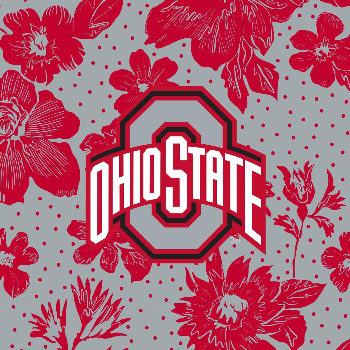 Tervis 24oz Wide Mouth Bottle in Ohio State University Rain Garden