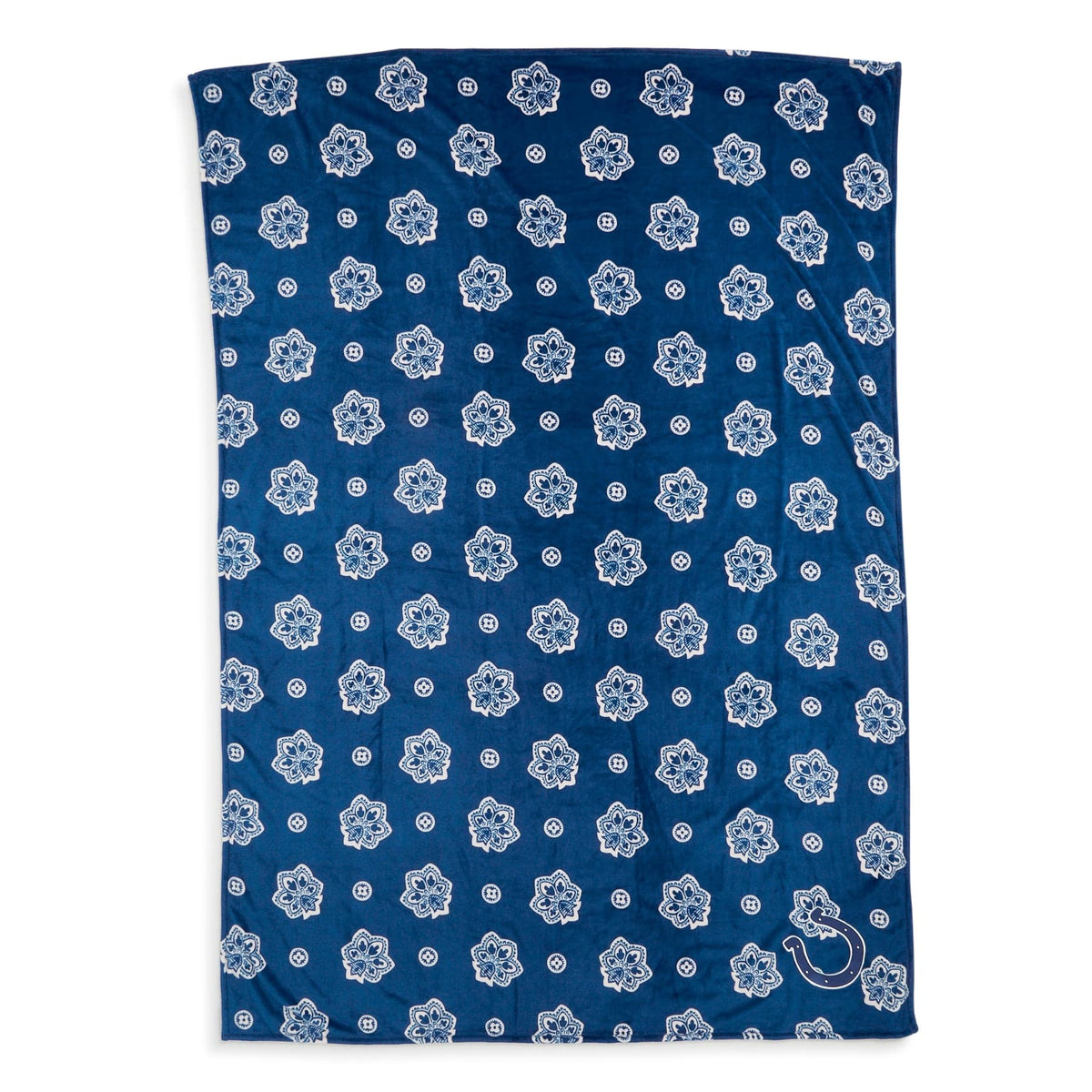 NFL Oversized Throw Blanket in Indianapolis Colts Bandana