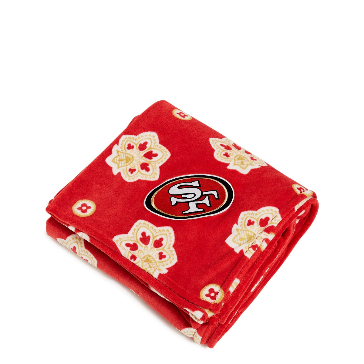 NFL Oversized Throw Blanket in San Francisco 49ers Bandana