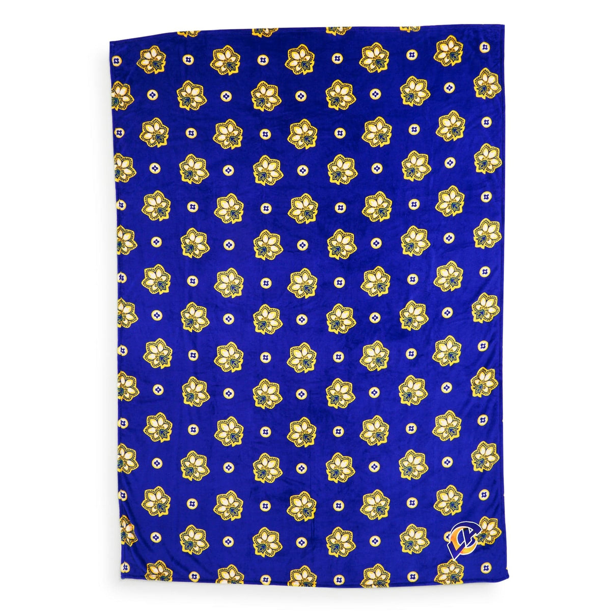 NFL Oversized Throw Blanket in Los Angeles Rams Bandana