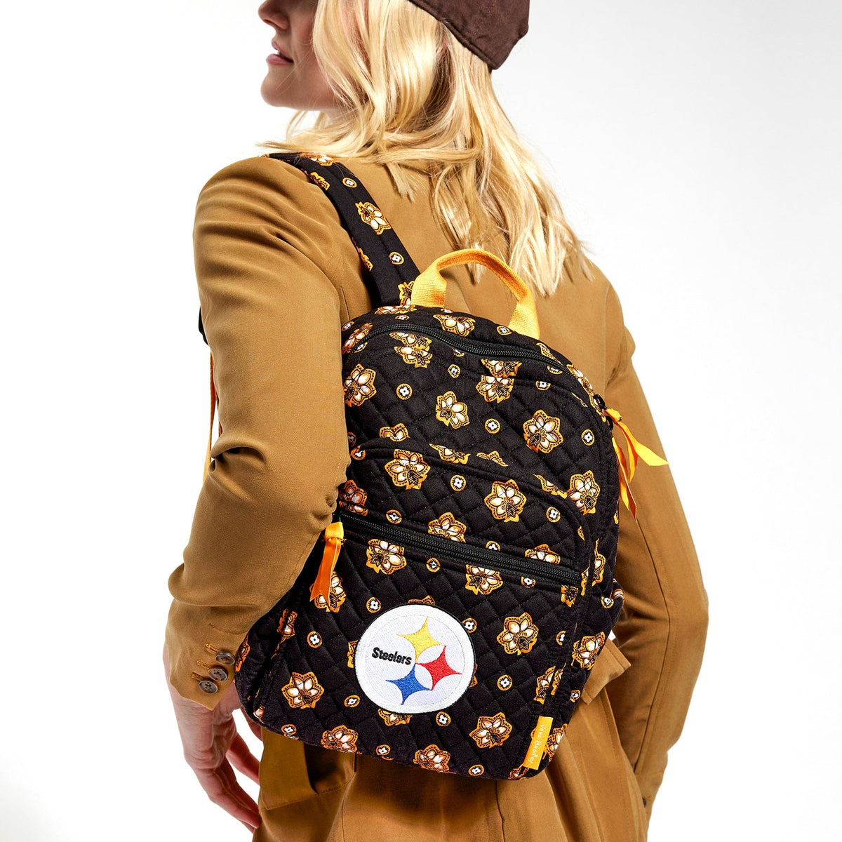 NFL Small Backpack in Pittsburgh Steelers Bandana