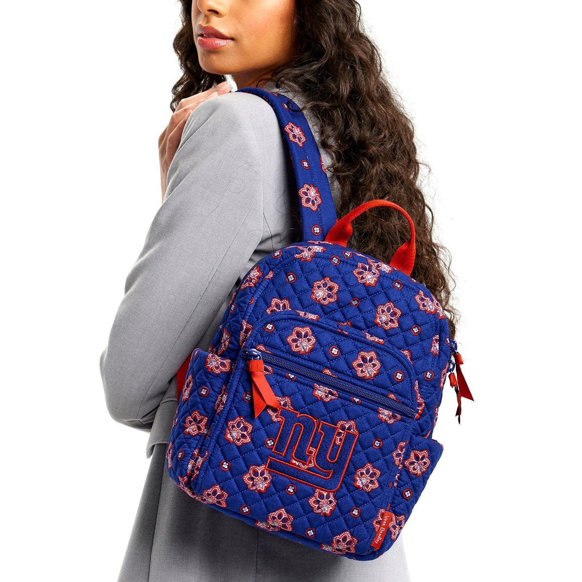 NFL Small Backpack in New York Giants Bandana