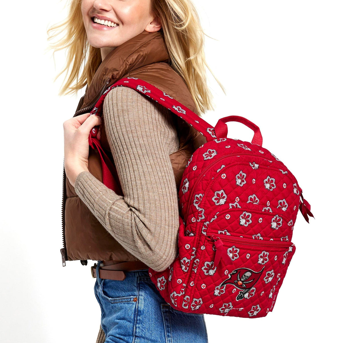 NFL Small Backpack in Tampa Bay Buccaneers Bandana