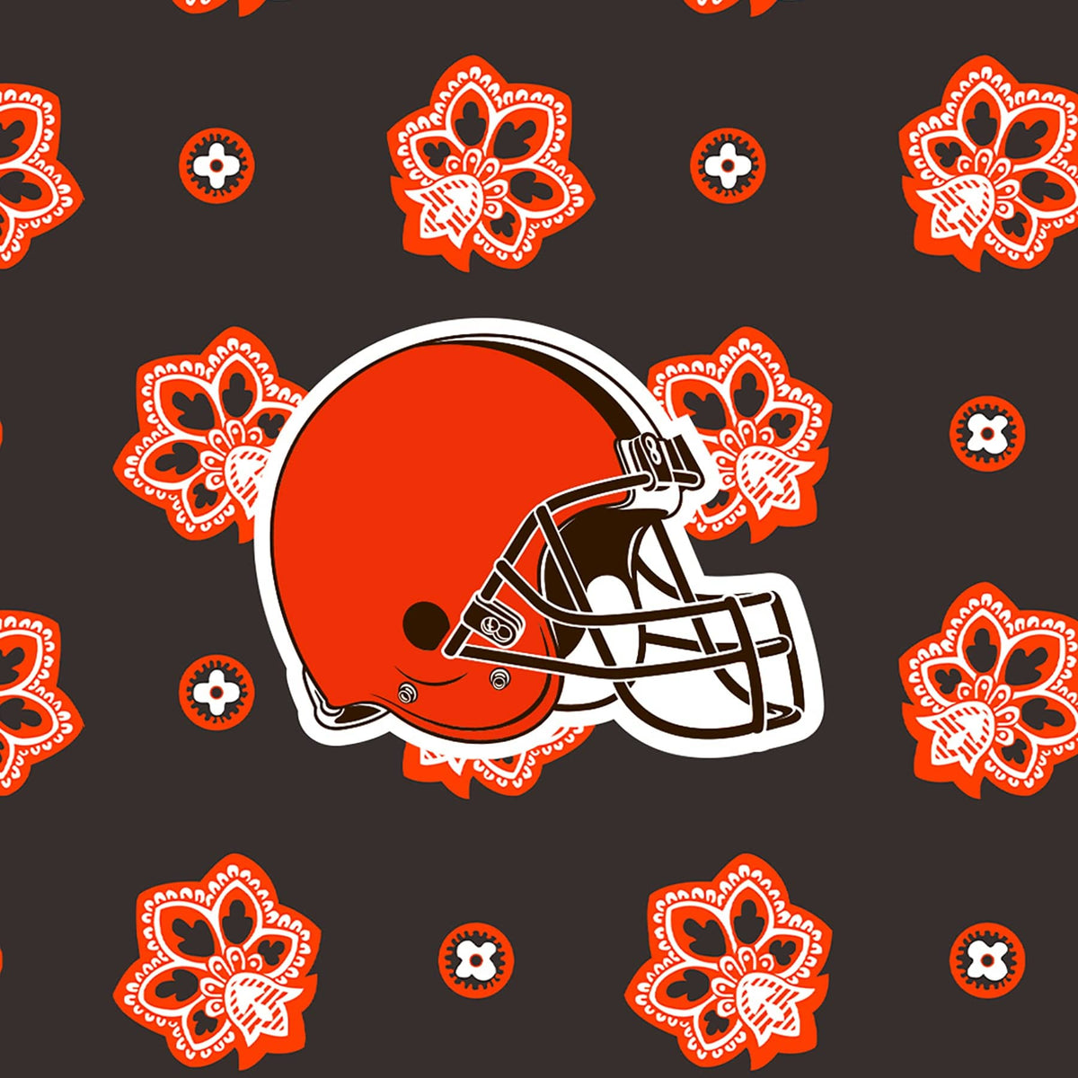 NFL Small Backpack in Cleveland Browns Bandana