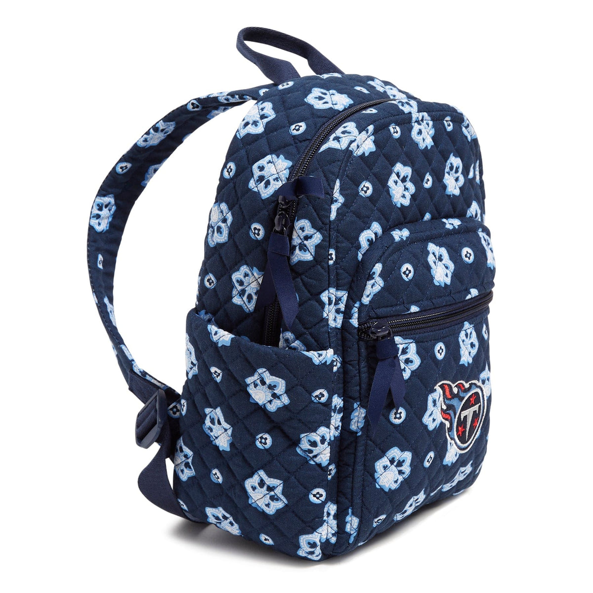 NFL Small Backpack in Tennessee Titans Bandana