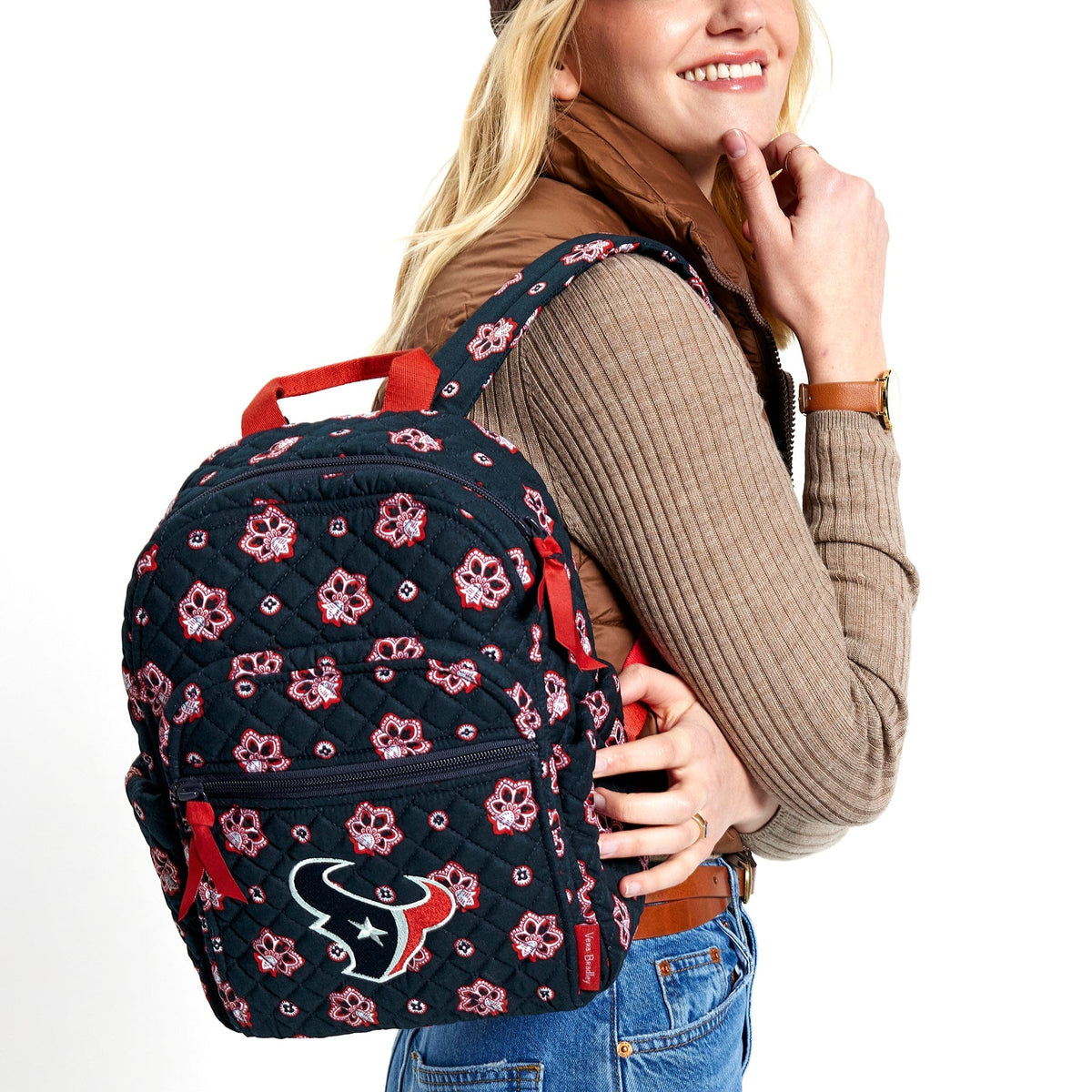 NFL Small Backpack in Houston Texans Bandana