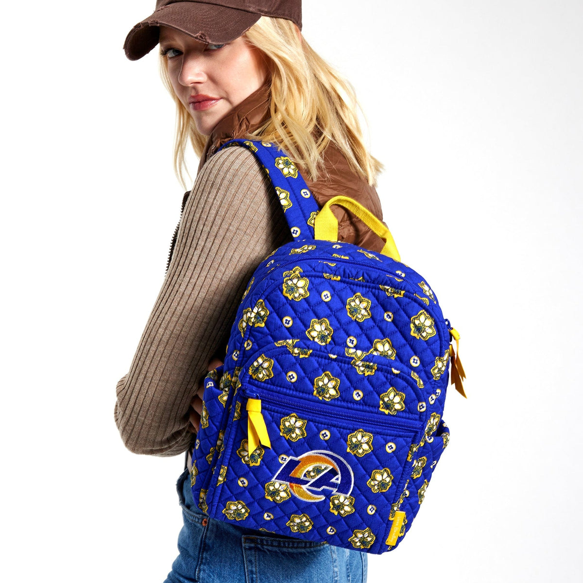 NFL Small Backpack in Los Angeles Rams Bandana