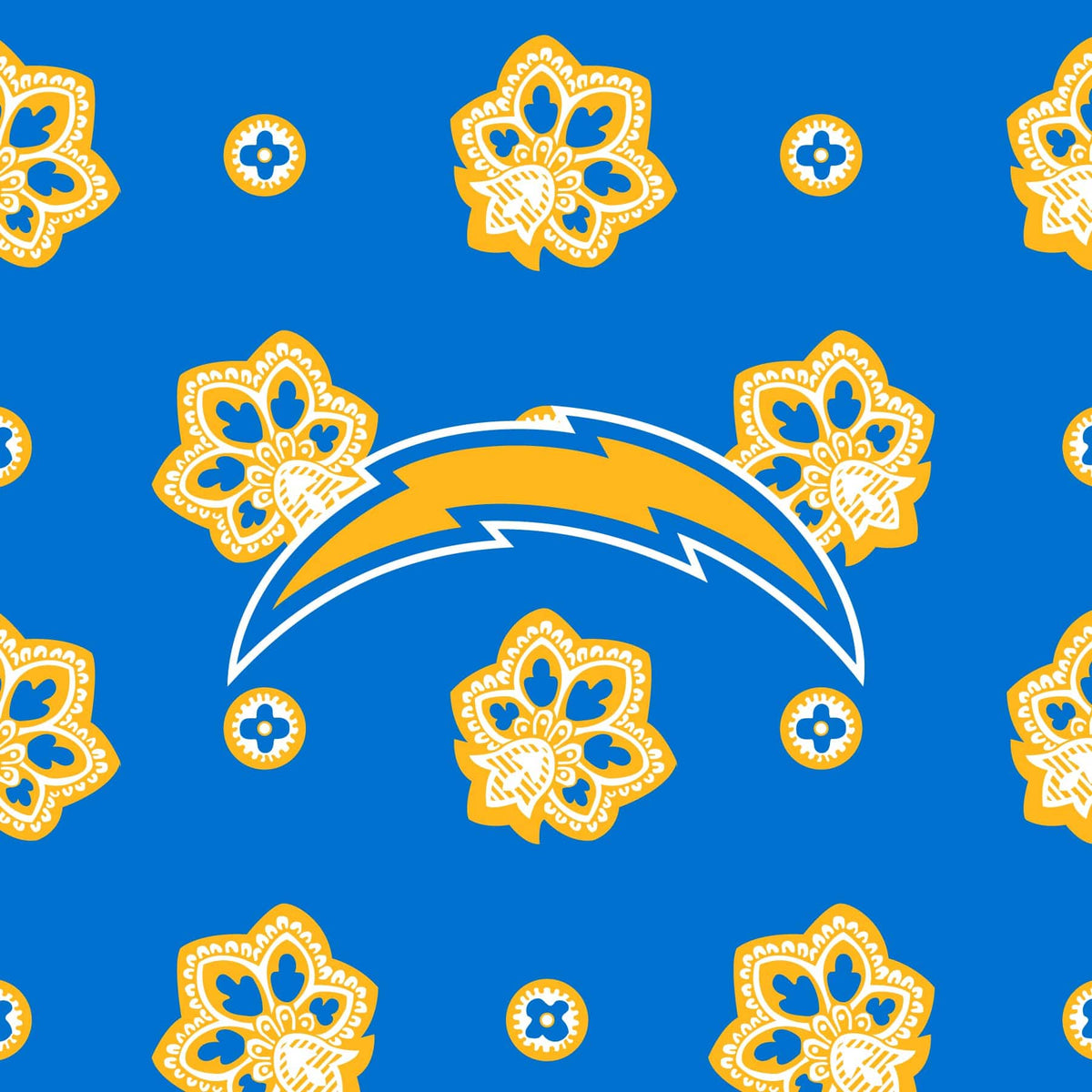 NFL Small Backpack in Los Angeles Chargers Bandana
