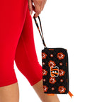 NFL RFID Front Zip Wristlet in Cincinnati Bengals Bandana