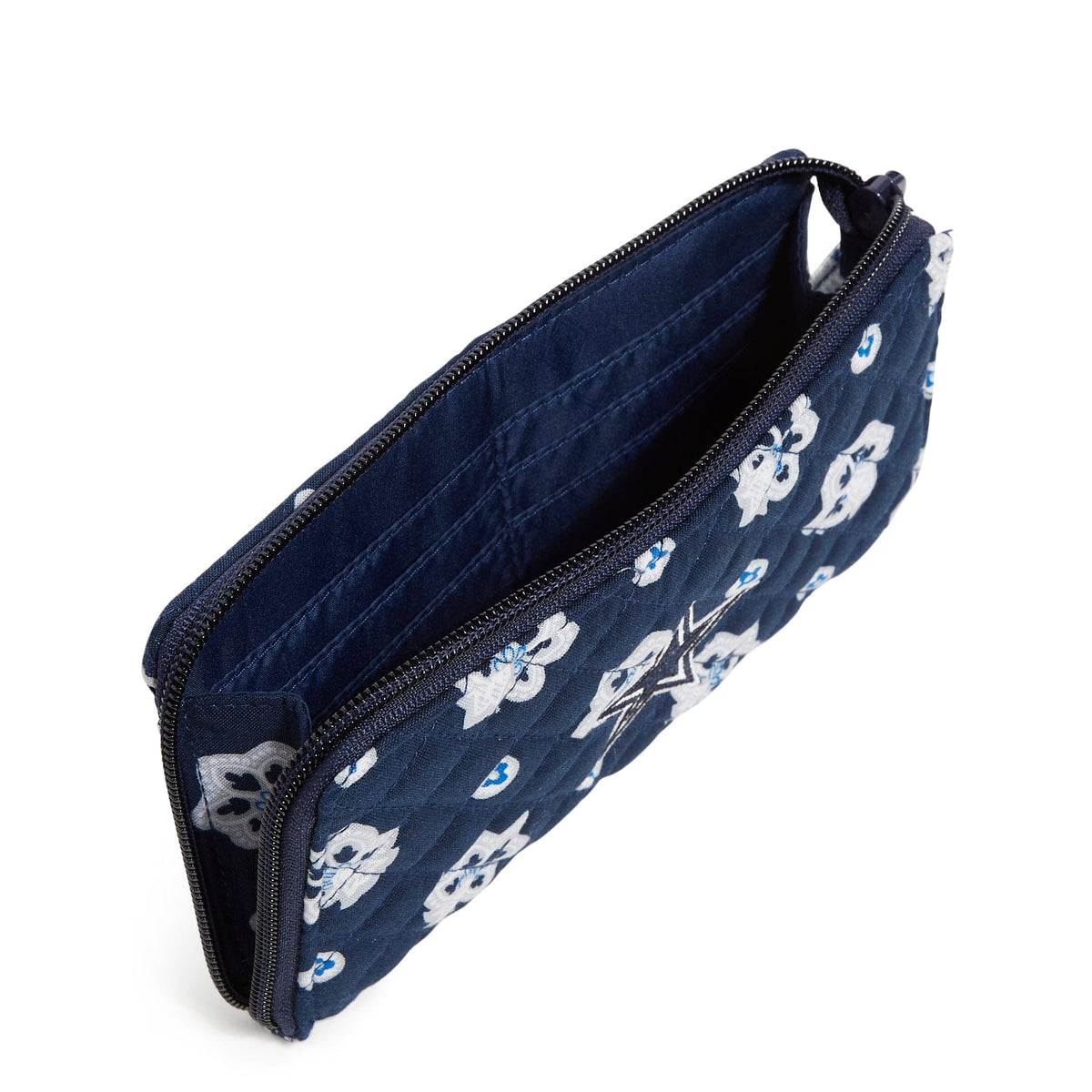 NFL RFID Front Zip Wristlet in Dallas Cowboys Bandana