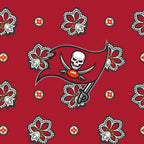 NFL RFID Front Zip Wristlet in Tampa Bay Buccaneers Bandana