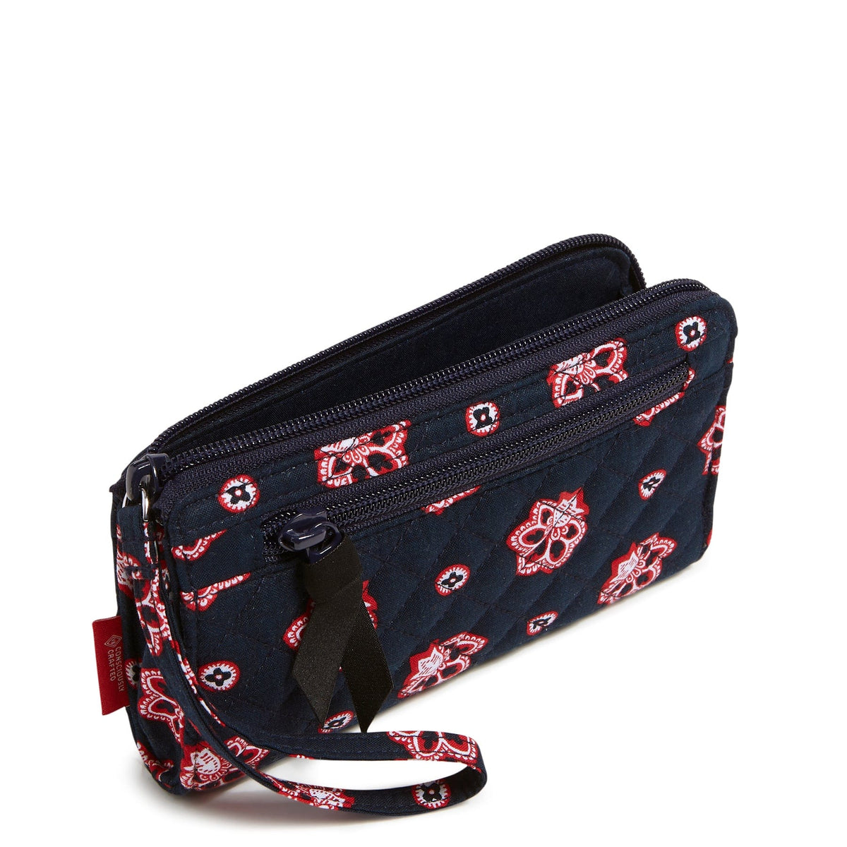 NFL RFID Front Zip Wristlet in Houston Texans Bandana