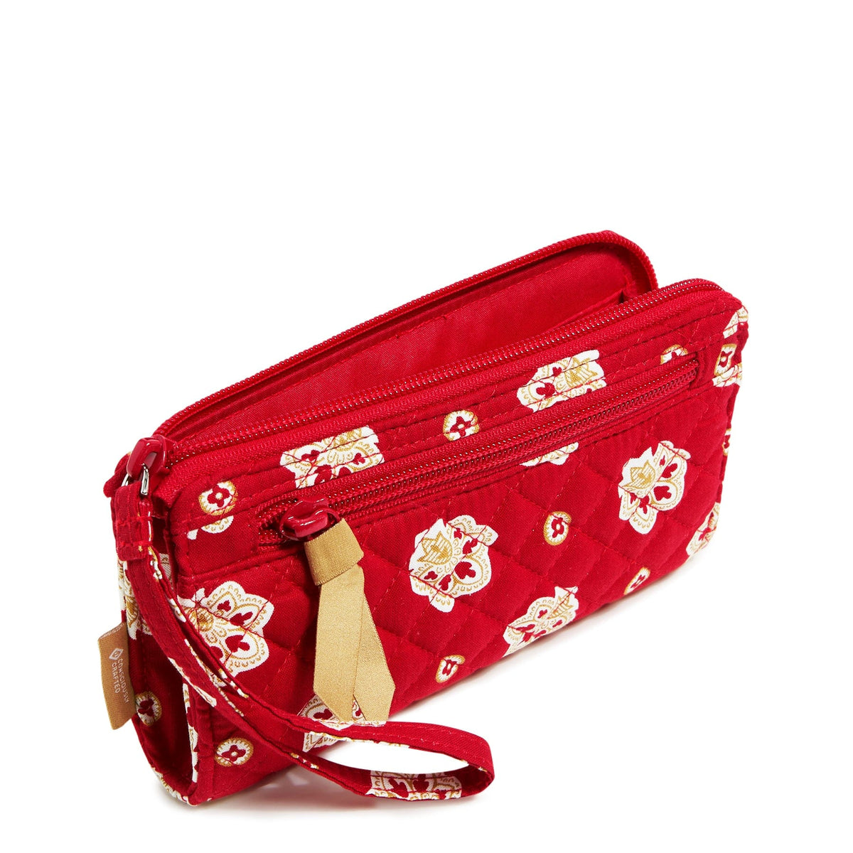NFL RFID Front Zip Wristlet in San Francisco 49ers Bandana