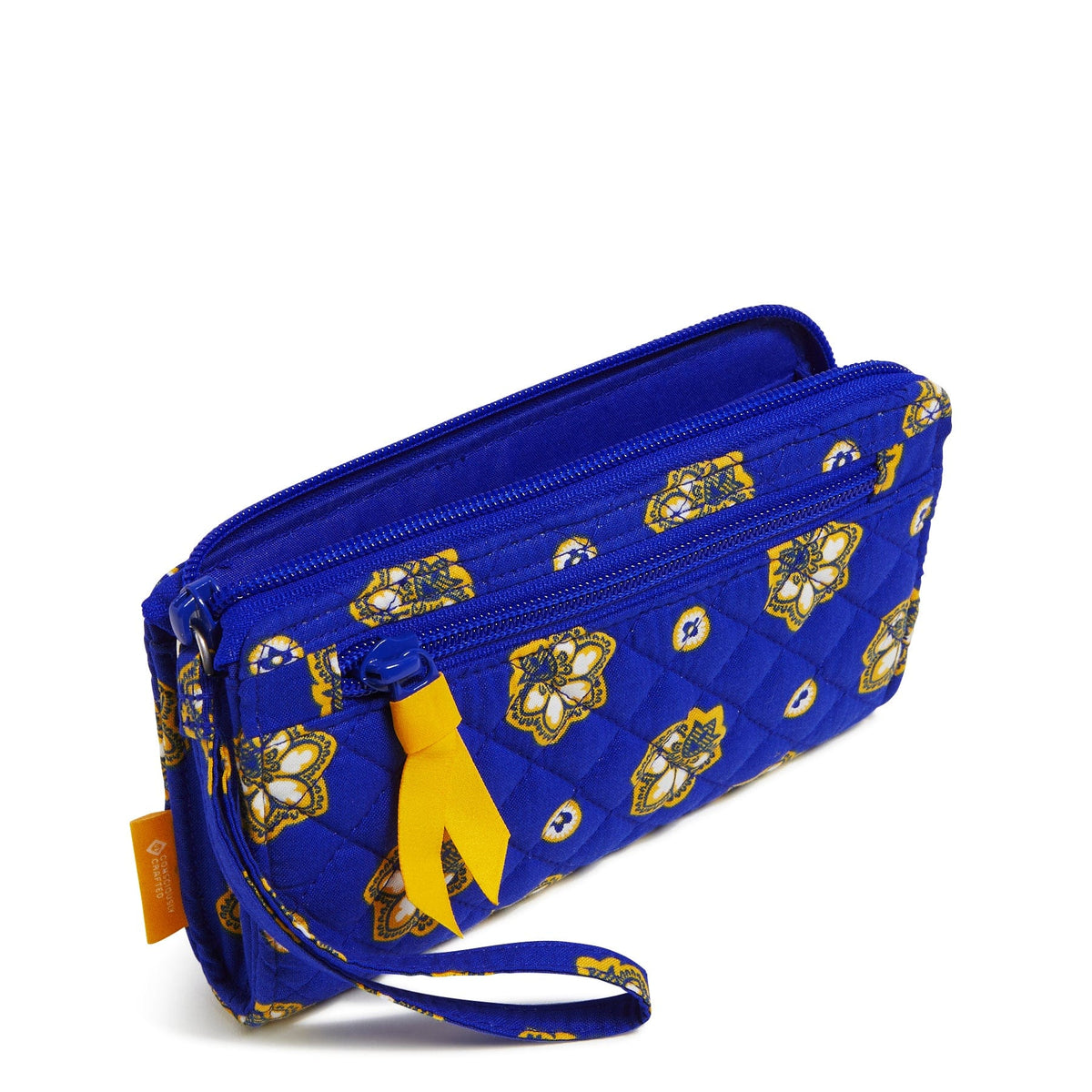 NFL RFID Front Zip Wristlet in Los Angeles Rams Bandana