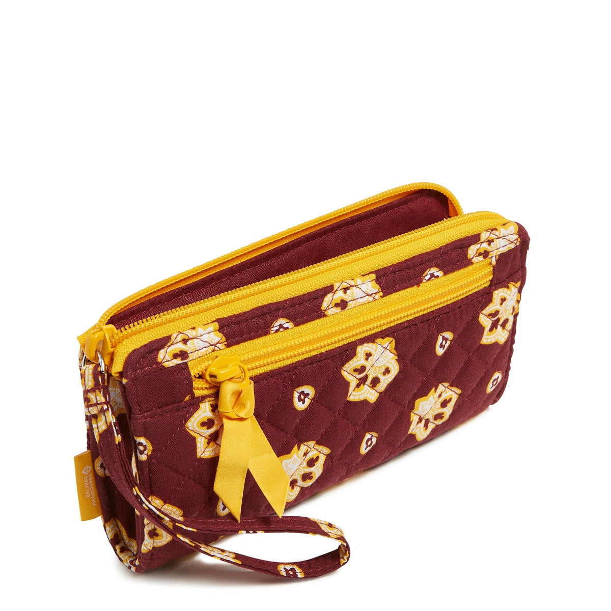 NFL RFID Front Zip Wristlet in Washington Commanders Bandana