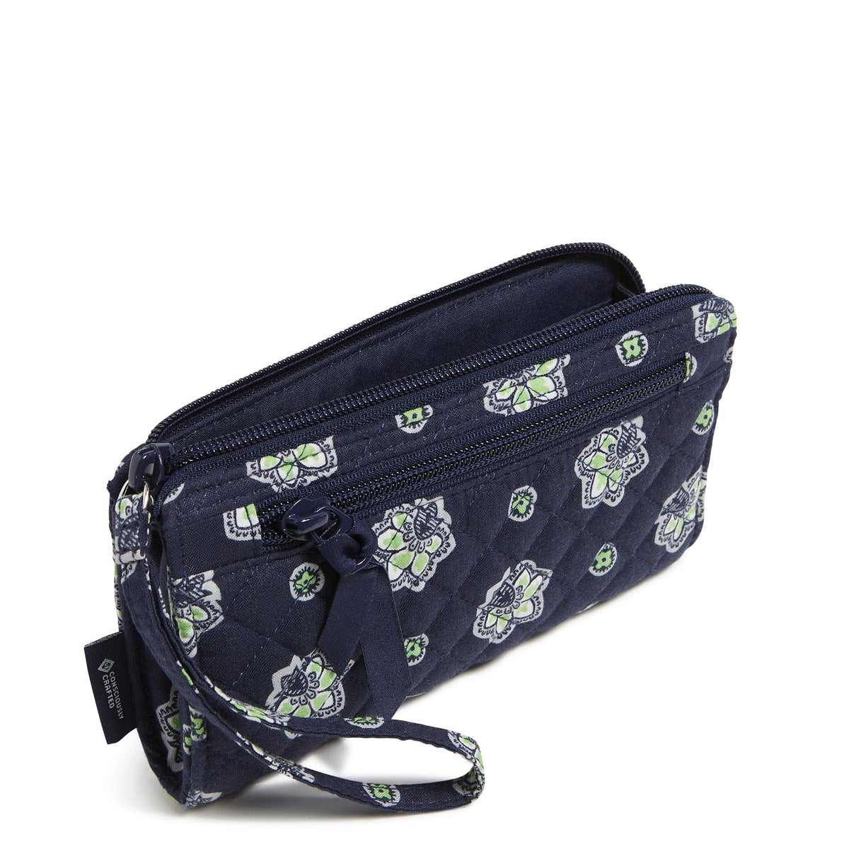 NFL RFID Front Zip Wristlet in Seattle Seahawks Bandana