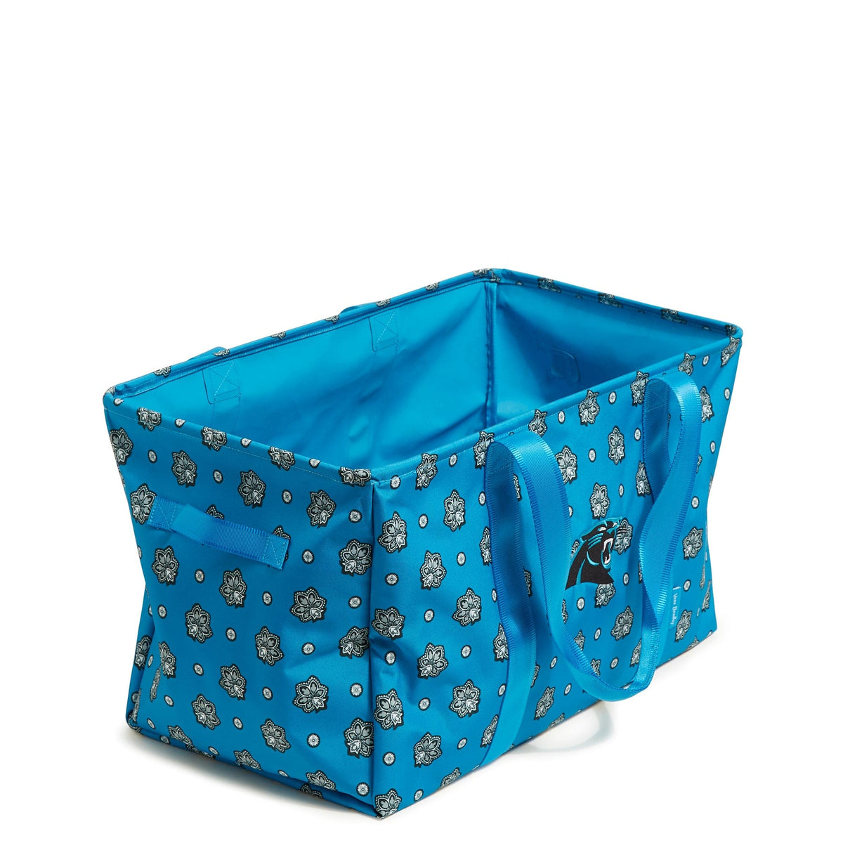 NFL Large Car Tote in Carolina Panthers Bandana
