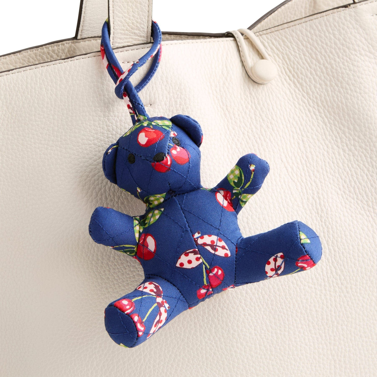Bitty Bear Bag Charm in Cherry Picking