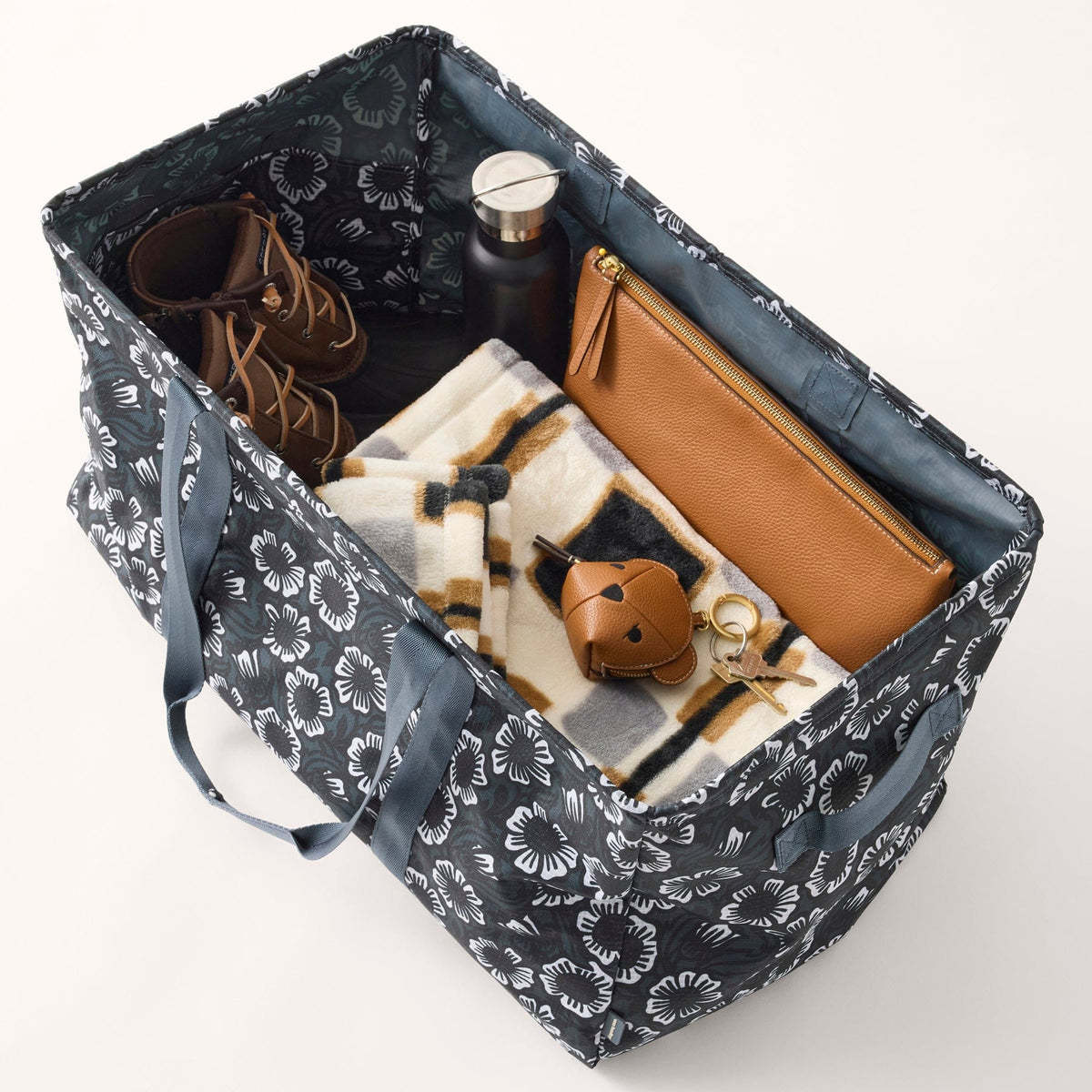 Large Utility Tote Bag in Slow Dance