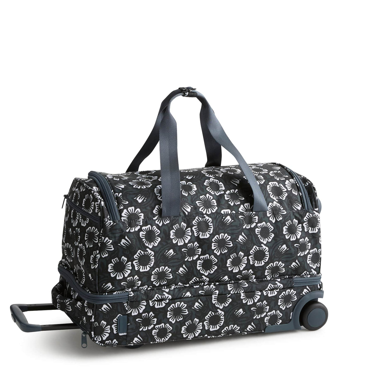 Adair Rolling Duffel Bag in Canopy Floral Dark Slate
