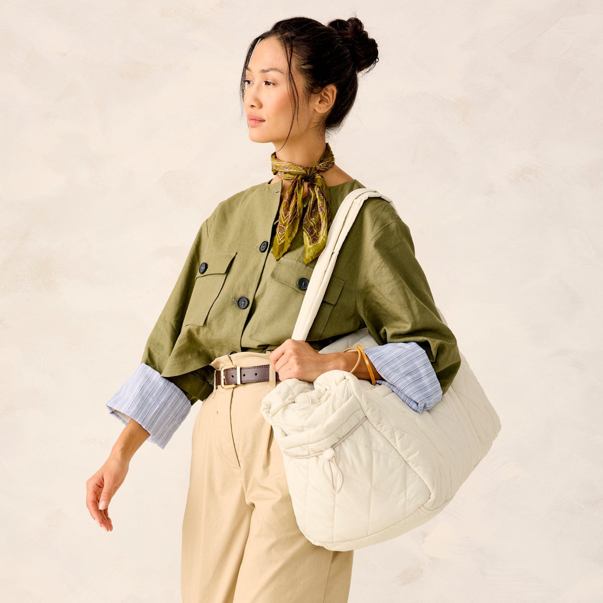 Featherweight Large Original Duffel Bag in Pumice Stone
