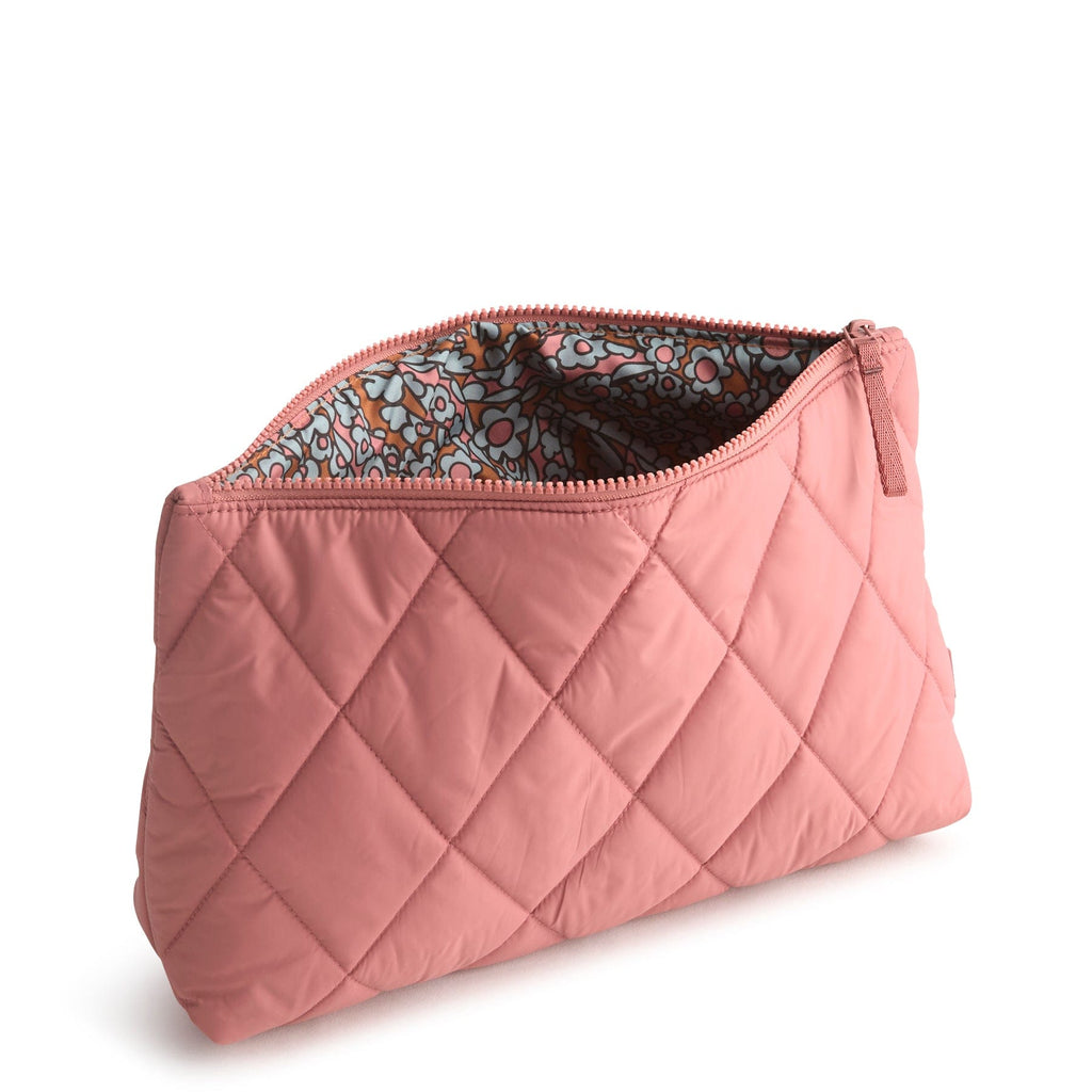 Large Cosmetic Pouch in Withered Rose