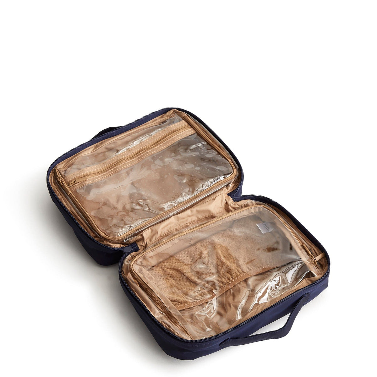 Nylon Lay Flat Travel Organizer in Peacoat