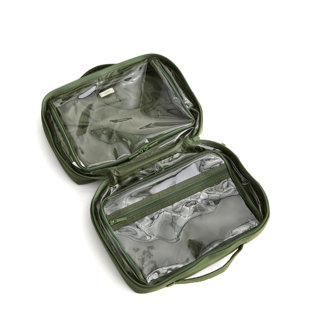 Lay Flat Travel Organizer in Bronze Green