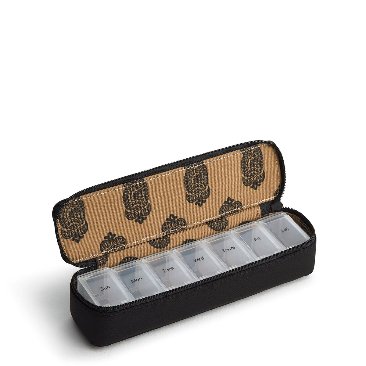 Nylon Travel Pill Case in Moonless Night