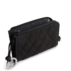 Premium Cotton Zip Card Pouch in Moonless Night