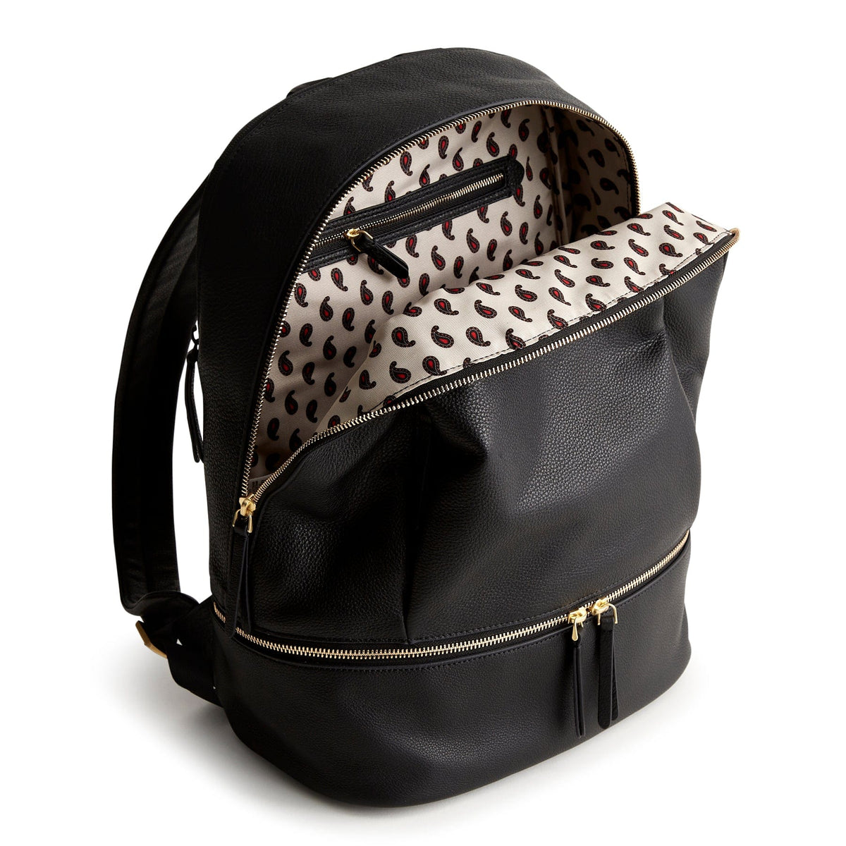 Leather Chancery Backpack in Moonless Night