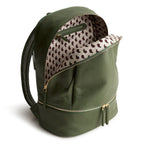 Leather Chancery Backpack in Bronze Green