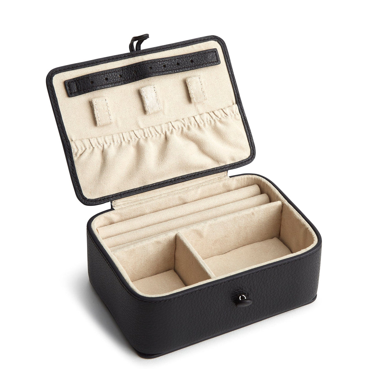 Leather Jewelry Hard Case in Moonless Night
