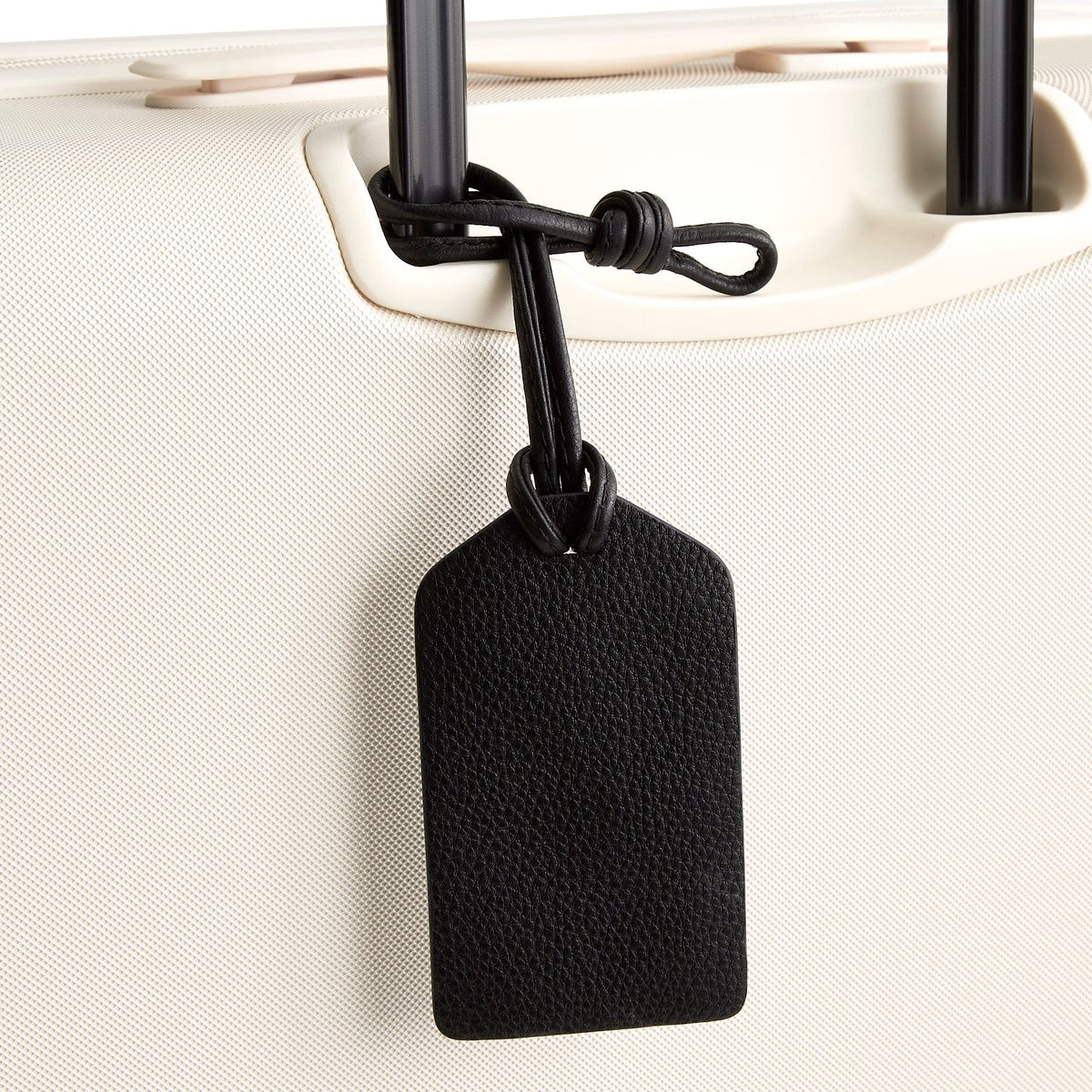 Leather Luggage Tag in Moonless Night