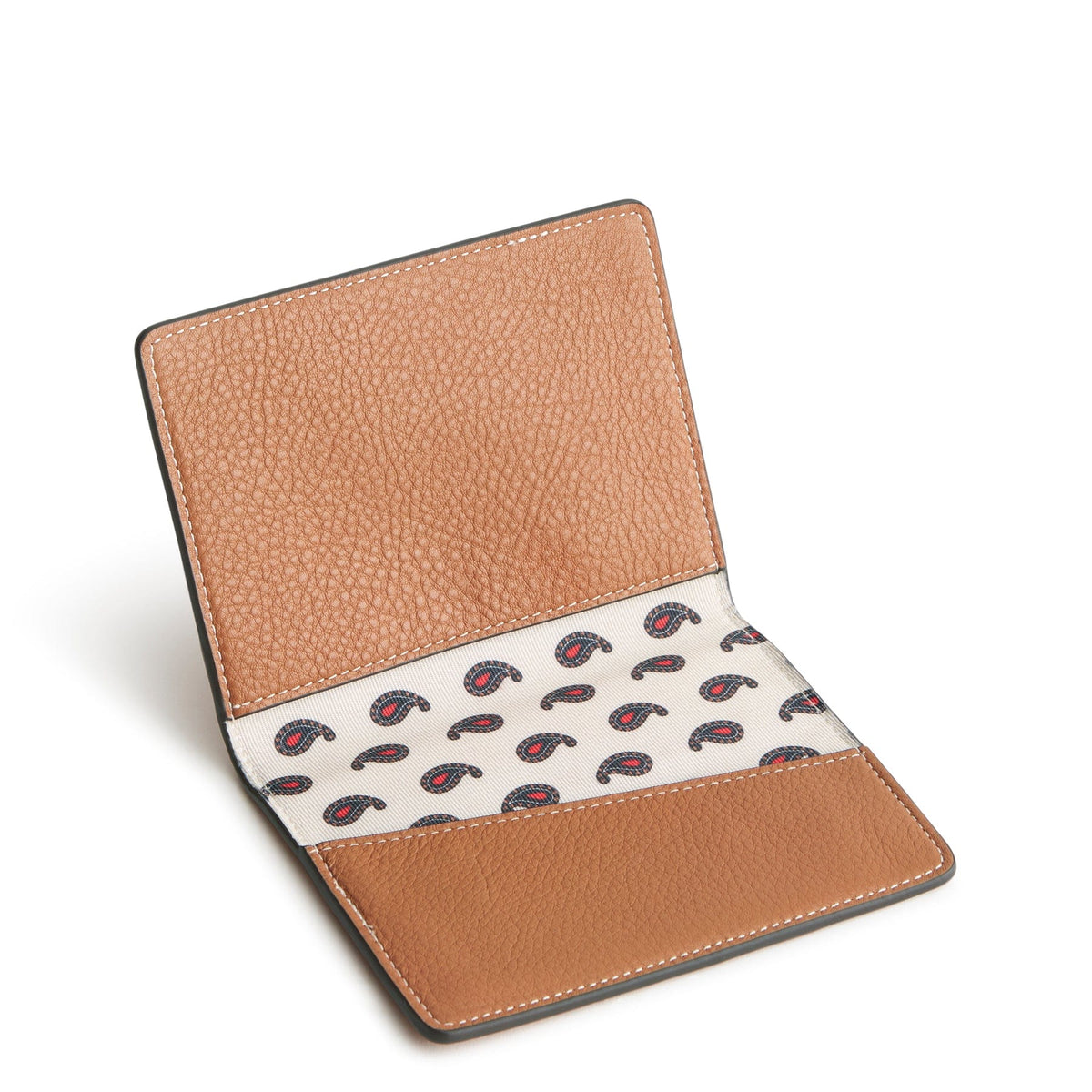 Leather Passport Cover in Roasted Pecan