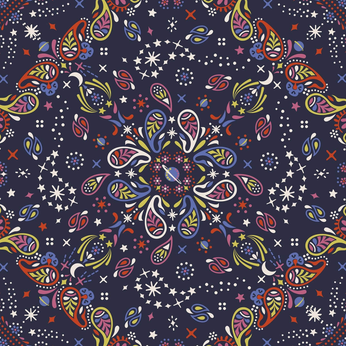 Hathaway Tote Bag in Starry Paisley