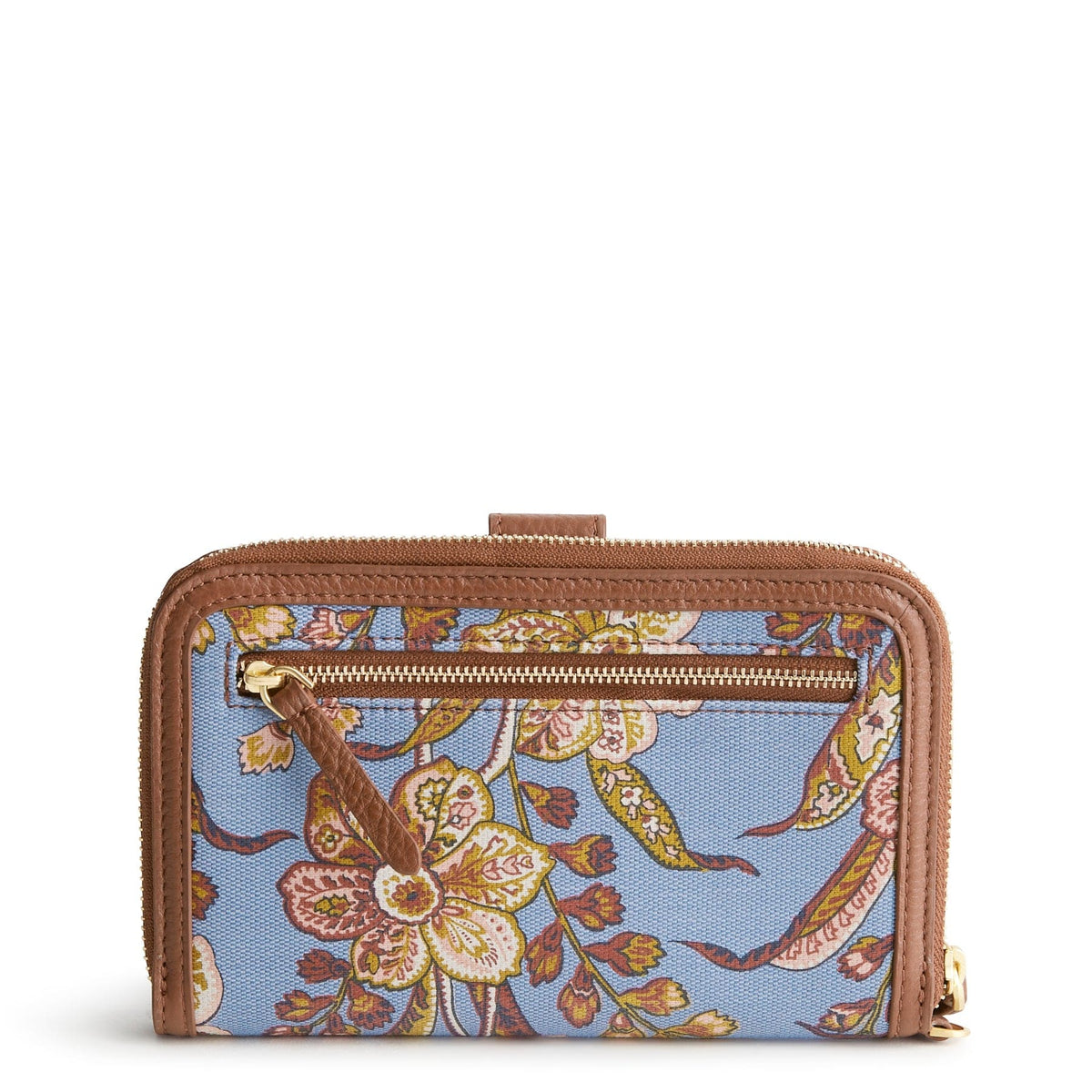 Large Tab Wallet in Begonia Fields