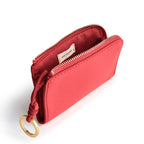 Zip Card Pouch Wallet in Cayenne