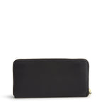 Leather Continental Wallet in Moonless Night