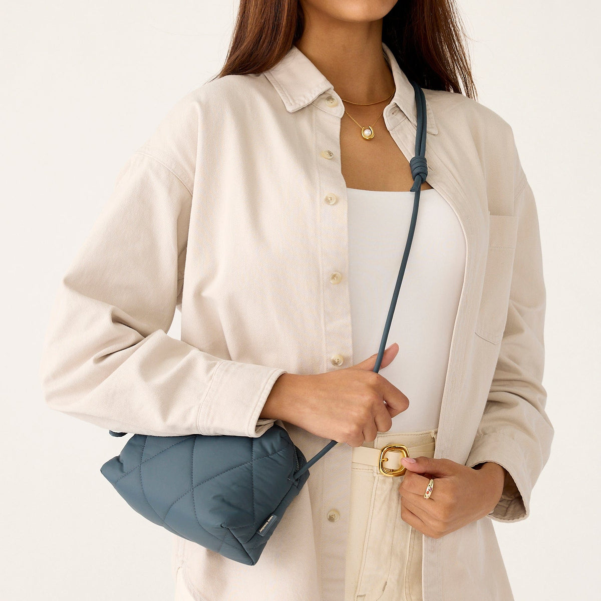 Blake Crossbody in Dark Slate