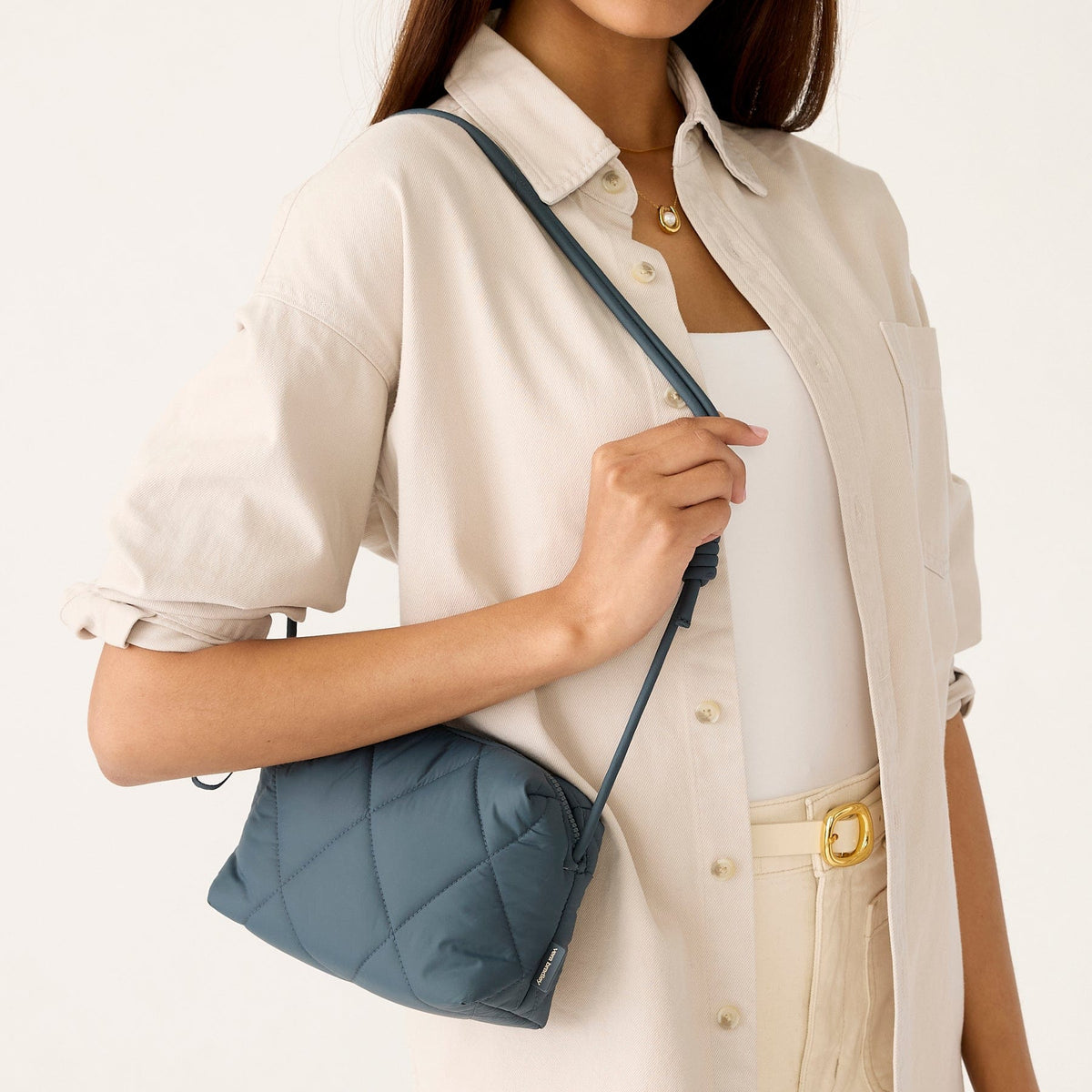 Blake Crossbody in Dark Slate