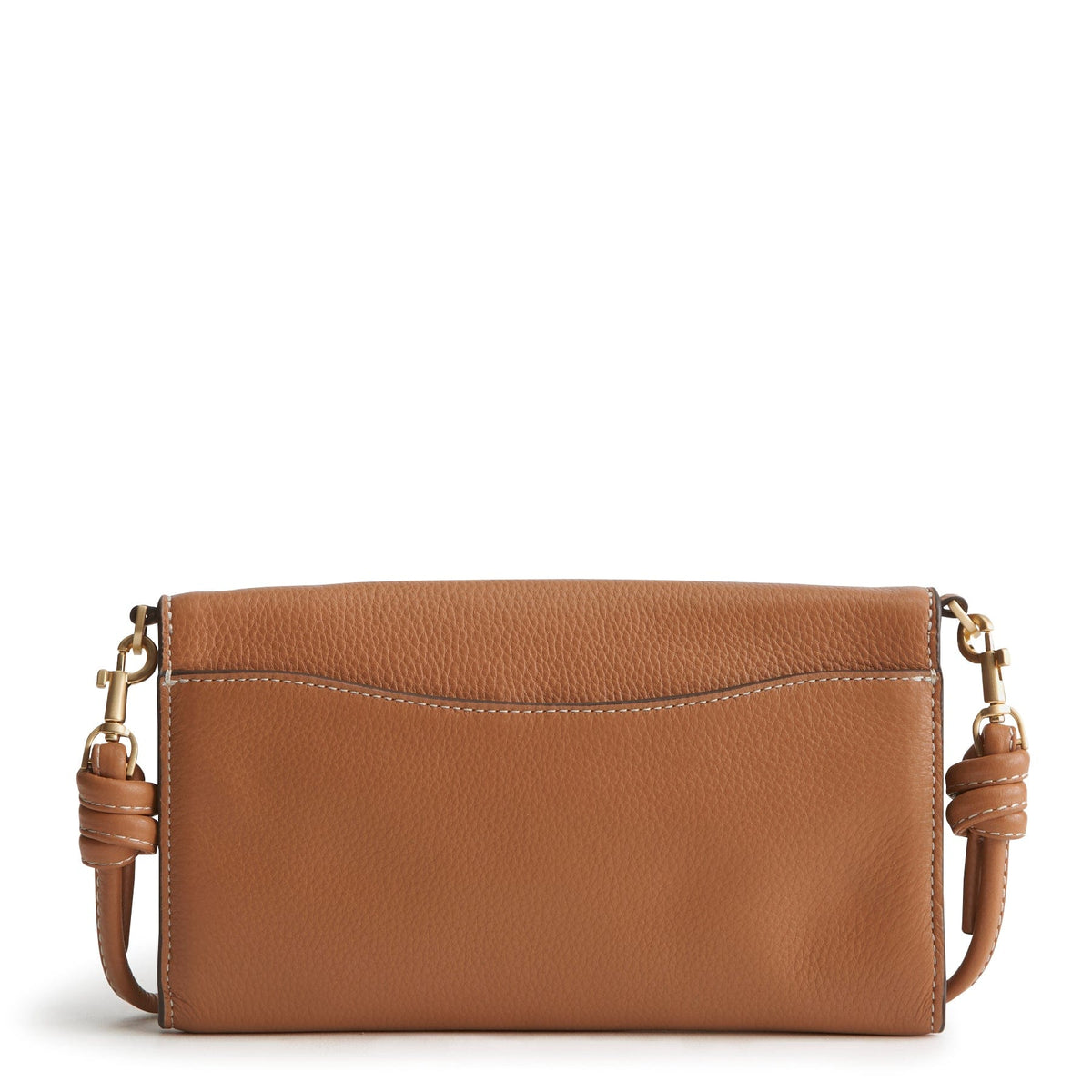 Leather Wildwood Wallet Crossbody in Roasted Pecan