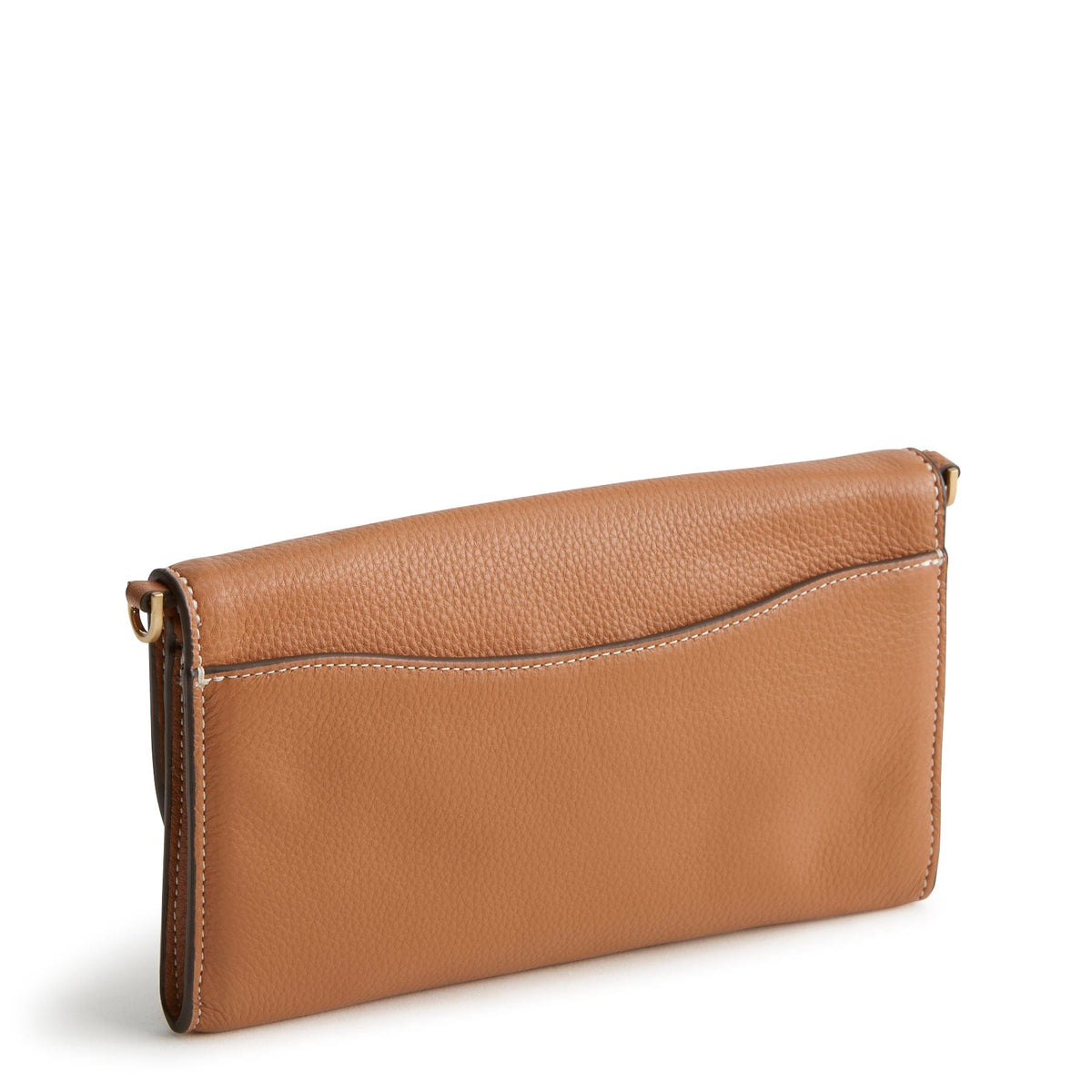 Leather Wildwood Wallet Crossbody in Roasted Pecan