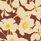 Roxbury Crescent Shoulder Bag in Scattered Anemones