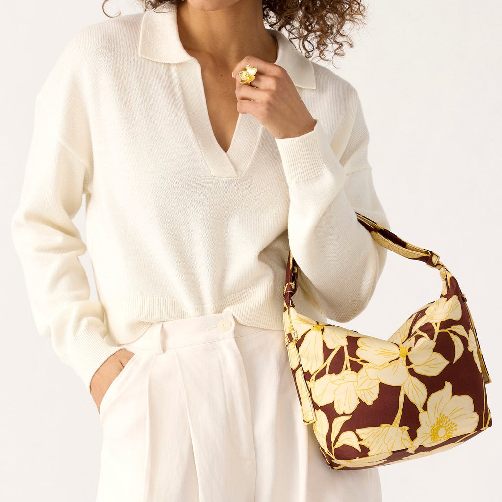 Astoria Shoulder Bag in Scattered Anemones