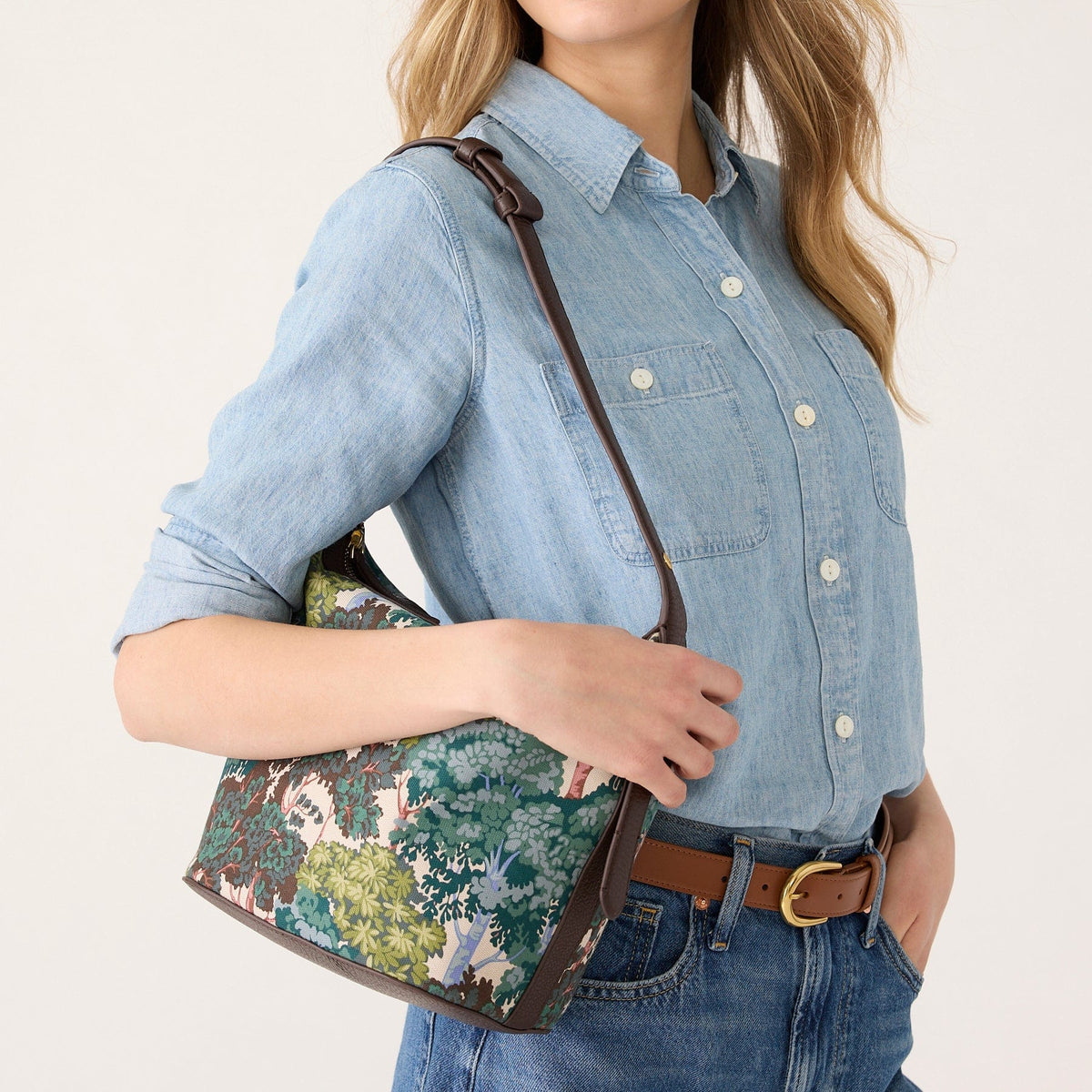 Astoria Shoulder Bag in Serene Forest