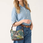 Astoria Shoulder Bag in Serene Forest