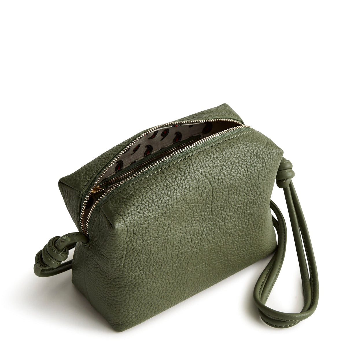 Leather Blake Crossbody Bag in Bronze Green